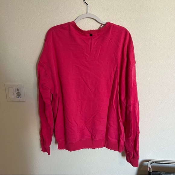 Emma & Sam | Hot Pink Crewneck Sweatshirt - Picture 3 of 4